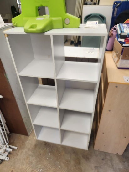 WOOD 8 CUBE ORGANIZER - 24" x 11.5" x 48"