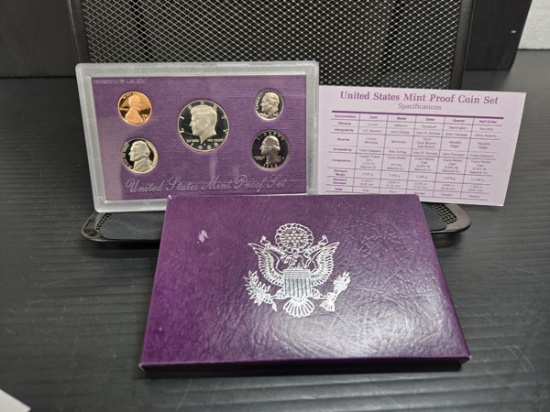 1988 5 PIECE US PROOF SET - S MINT