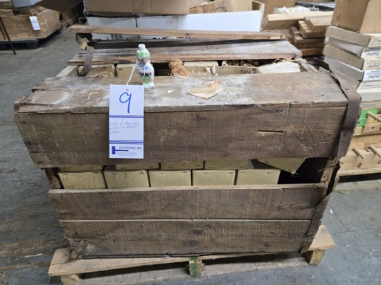 CRATE OF FIGURINES MADE IN OCCUPIED JAPAN