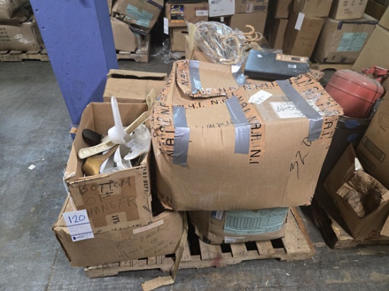 SKID OF ASSORTED HANGERS