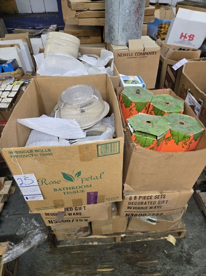 SKID OF HOUSEHOLD - SERVEWARE, DISHWARE, AND DÉCOR ACCESSORIES