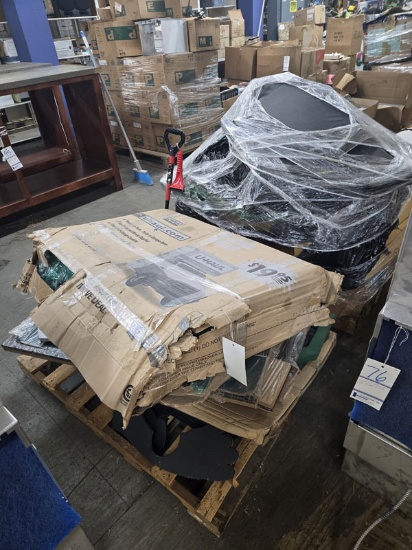 2 SKIDS OF GAMING TABLES