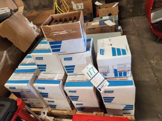 16 BOXES OF NORTON PORTABLE GRINDING WHEELS