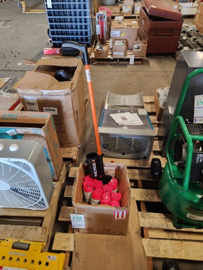 Box Of Marking Paint With Striping Tool