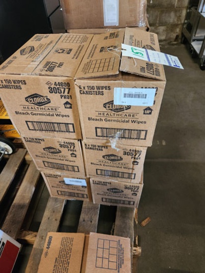 6 CASES OF CLOROX BLEACH GERMICIDAL WIPES