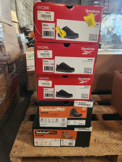5 PAIRS OF WORK SHOES