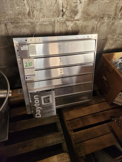 DAYTON 24" SHUTTER MOUNTED EXHAUST FAN