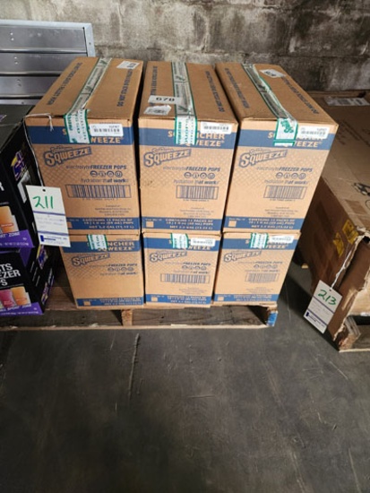 6 CASES OF SQWINCHER SQWEEZE FREEZER POPS
