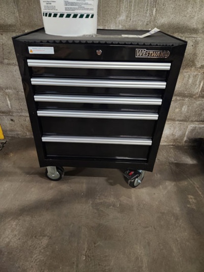 WESTWARD PORTABLE 5 DRAWER TOOL CABINET