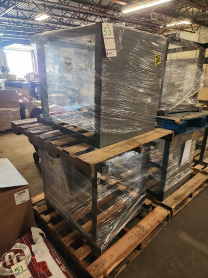 2 STEEL TABLES 28" X 30" X 36"