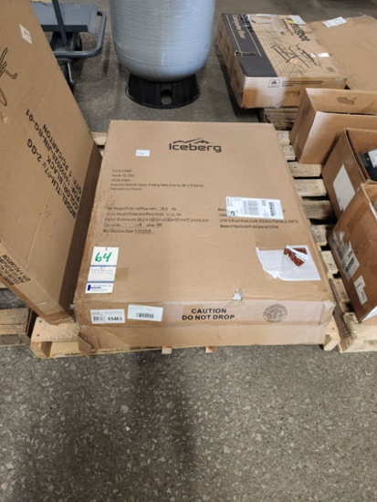 2 ICEBERG 5' FOLDING TABLES #65463