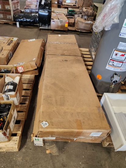 8' PLASTIC SHELVING UNIT