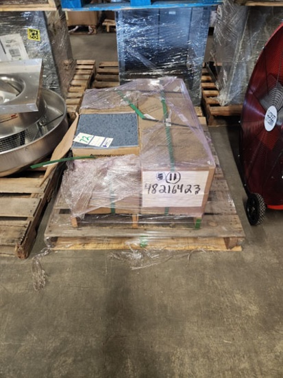 SKID OF 12" SQUARE ARMSTRONG FLOORING