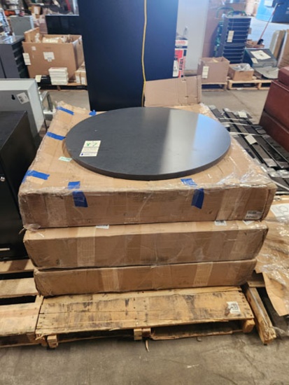 3 Iceberg Café Tables 36" Round