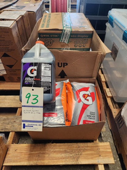 LOT OF ASSORTED GATORADE DRINK MIX