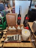 SKID OF DISINFECTANT, CLEANERS AND VACUUMS