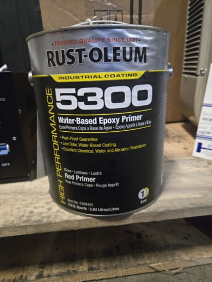 4 Rust- Oleum 3 Quart Of High Performance Water Base 5300 Item: 5369405
