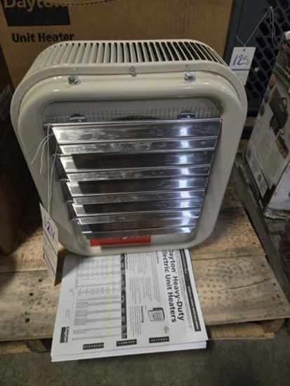 DAYTON HEAVY DUTY ELECTRIC UNIT HEATER MOD: 804T16