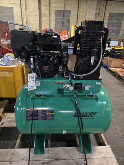 Speedaire 80 Gal.Air Compressor Mod: 6ewk7 W/ Honda Gx 390 Motor