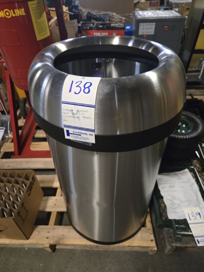 Simple Human Open Top S.S Commercial Trash Bin