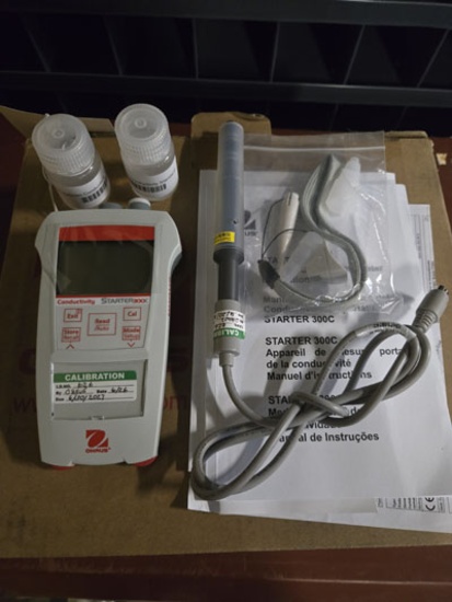 OHAUS STARTER 300C PORTABLE CONDUCTIVITY METER MOD: ST300C