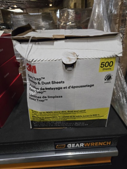 3m Box Of 500 Sheets Easy Trap Sweep & Dust Sheets