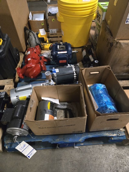 SKID OF MOTORS & PUMPS AS SHOWN.
