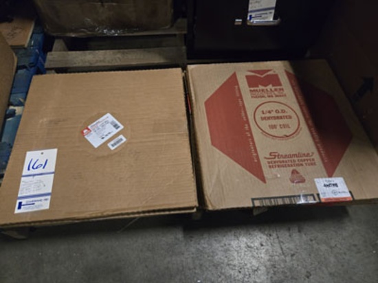 Mueller Ind Refrigeration Copper Coil- (2) 3/16" X 100' & (3) 1/4" X 100'