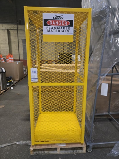 Condor Vertical Gas Cylinder Storage Cabinet- Capacity : 9- Mod: 491m95