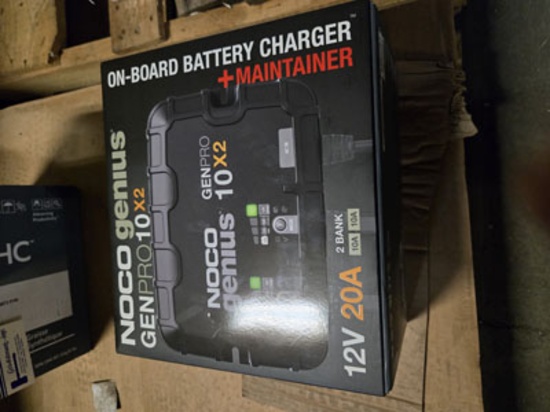 Noco Genius Genpro 10 X 2 20a On-Board Battery Charger & Maintainer