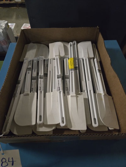 24 Rubbermaid 165" Silicone Spatula Scrapers W/ Clean Rest Ff190600 0000