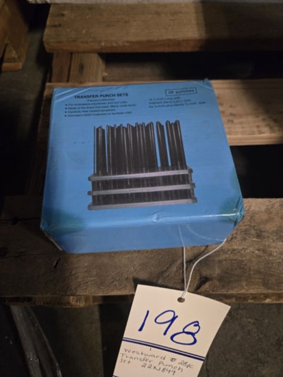 Westward 28 Pc Transfer Punch Set 22n849