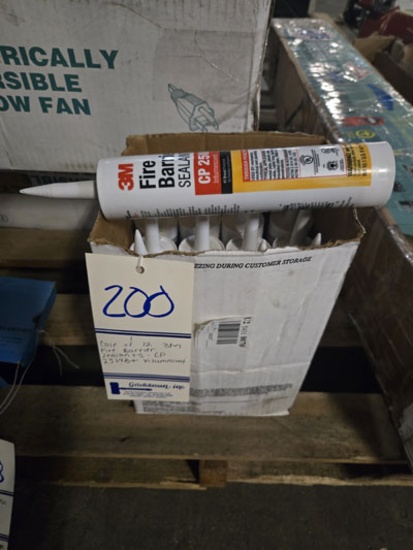 CASE OF 12 3M FIRE BARRIER SEALANTS-CP25WB+INTUMESCENT
