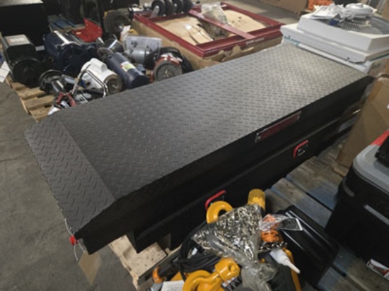 WEATHER GUARD ALUM/ CROSSOVER SADDLE TRUCK TOOL BOX 62 X 20 X 18"