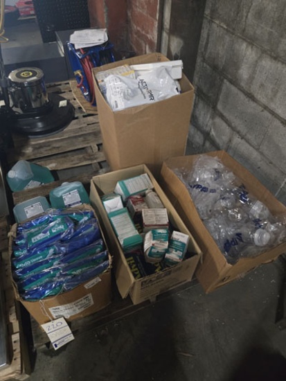 Skid Of First Aid Supplies, Ppe Gear, 7 Misc.