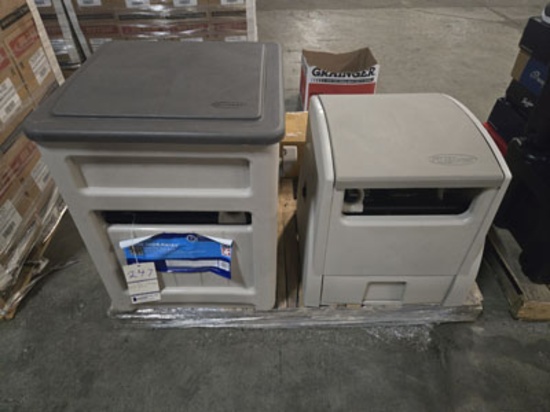 2 Suncast Hideway Hose Reels
