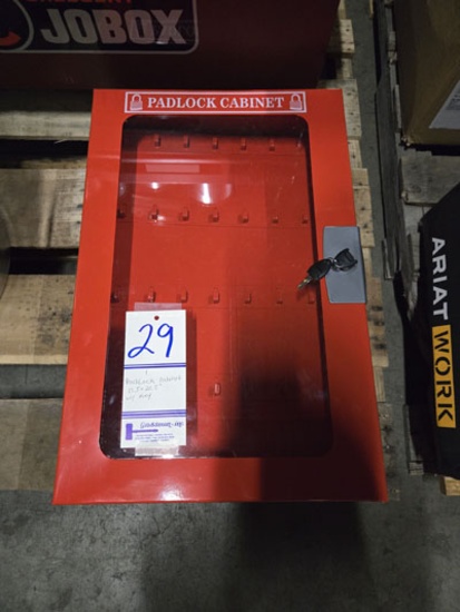 Padlock Cabinet With Key 15.5 X 20.5"