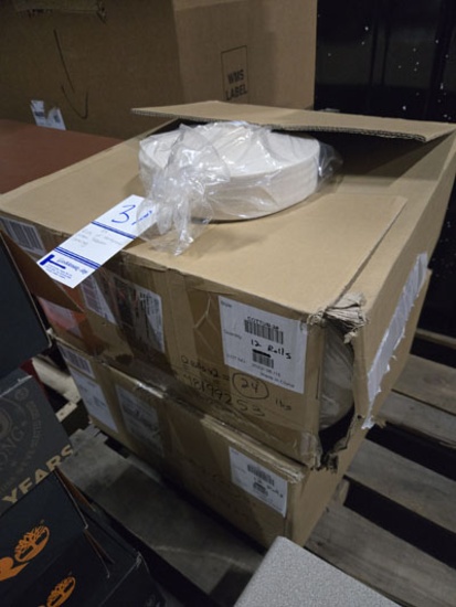 24 Rolls Of Honeywell Cotton Tubular Sleeving