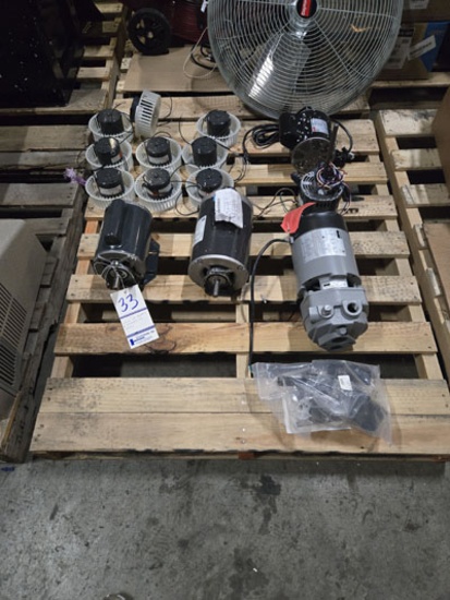 Skid Of Motors & Pumps As Shown.