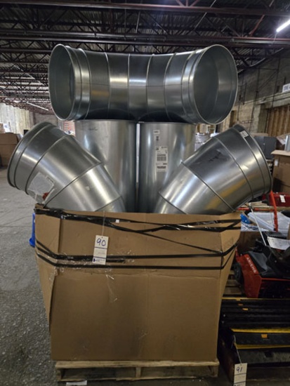 5 Elbow & Staright Galvanized Steel Hvac Ventialtion & Duct Components
