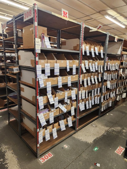 6 SECTIONS OF SHELVING 36" x 24" x 84"