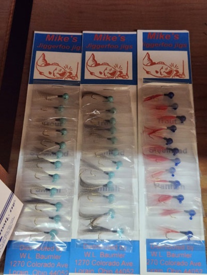 3 PACKS MIKES JIGGER FOO JIGS