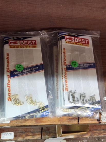 24 PACKS BEST SNELLED HOOK ASST. SIZE