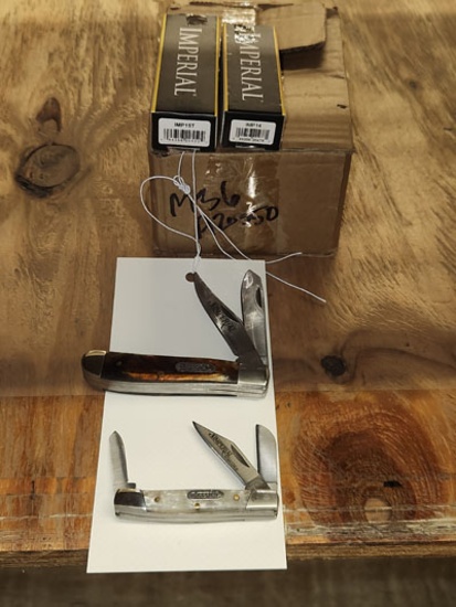 8 ASST. IMPERIAL KNIVES, (5) 3 BLADES (3) 3 BLADES