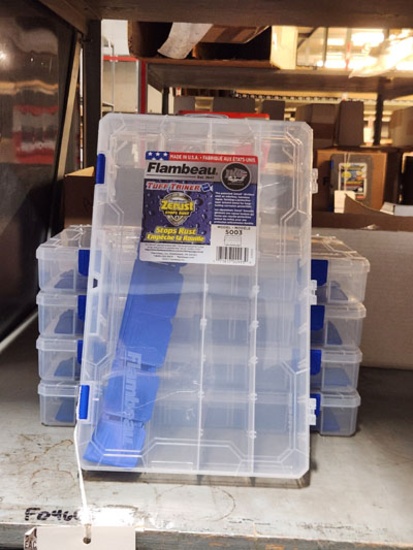 5 FLAMBEAU ZERUST TUFF TAINER UTILITY BOXES, MODEL: 5003