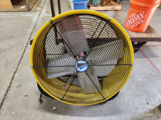 MAXX AIR METAL TILT FAN, MODEL: BF24TF YEL