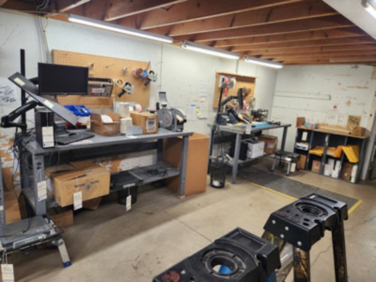 (2) 6' X 30" X 37" STEEL WORK BENCH ULINE