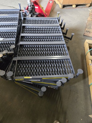 6 Tri- Arc Adj Height Work Platforms 5" To 8" Ht 24" W X 48" L
