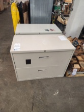 2 METAL LATERAL FILE CABINETS