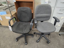 2 OFFICE SWIVEL CHAIRS